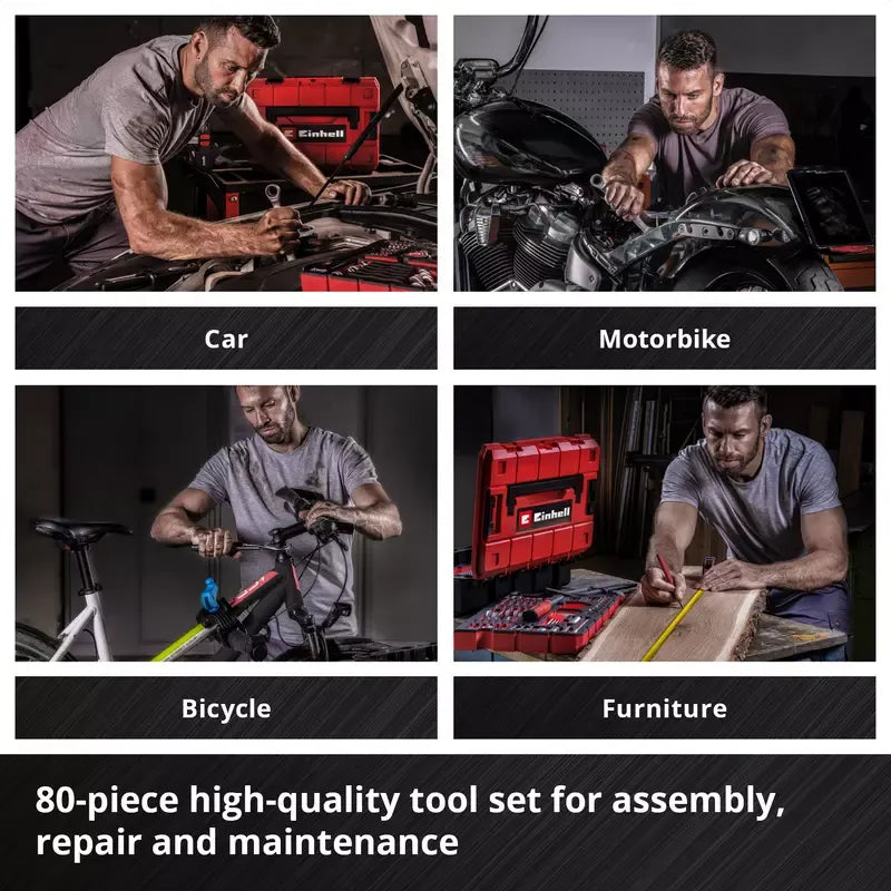 Tool Case 80 pcs. E-CASE