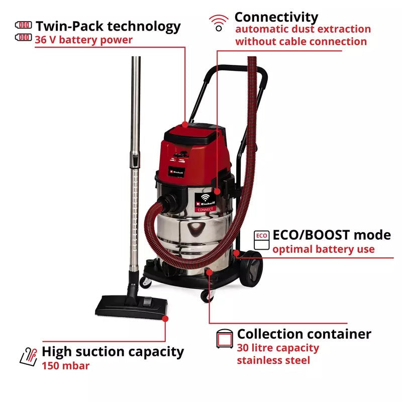 PROFESSIONAL Cordless Wet/Dry Vacuum Cleaner