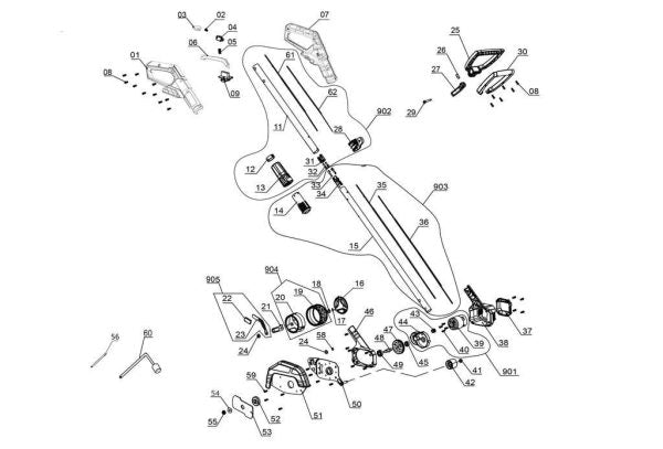 Cordless Lawn Edge Trimmer GE-LE 18/190 Li-Solo