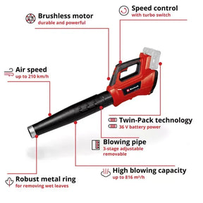 PROFESSIONAL Cordless Leaf Blower – GP-LB 36/210 Li E-Solo