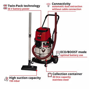 PROFESSIONAL Cordless Wet/Dry Vacuum Cleaner
