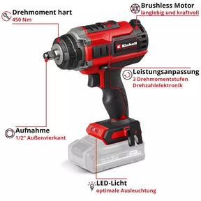 PROFESSIONAL Cordless Impact Wrench – IMPAXXO 18/450