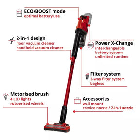 Cordless Handstick Vacuum Cleaner – TE-SV 18 Li-Solo